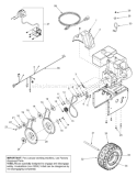 Page B Diagram and Parts List for 31BH5Q3G401 2003 Yard Man Snow Blower